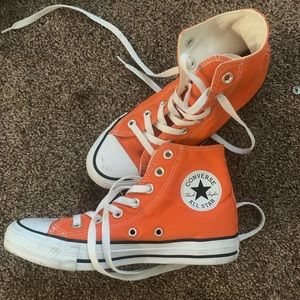 Orange Converse